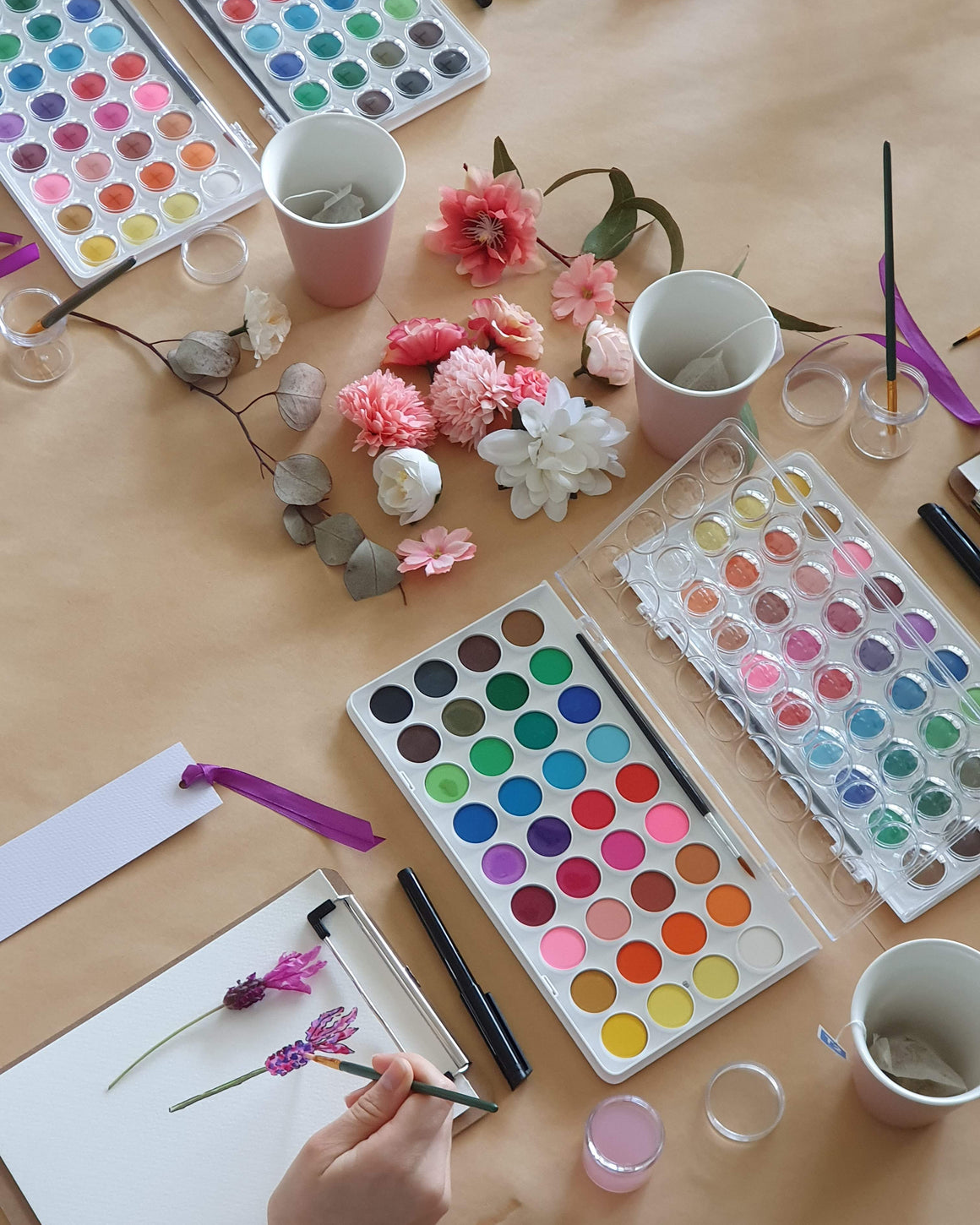 Social Watercolour Group Session