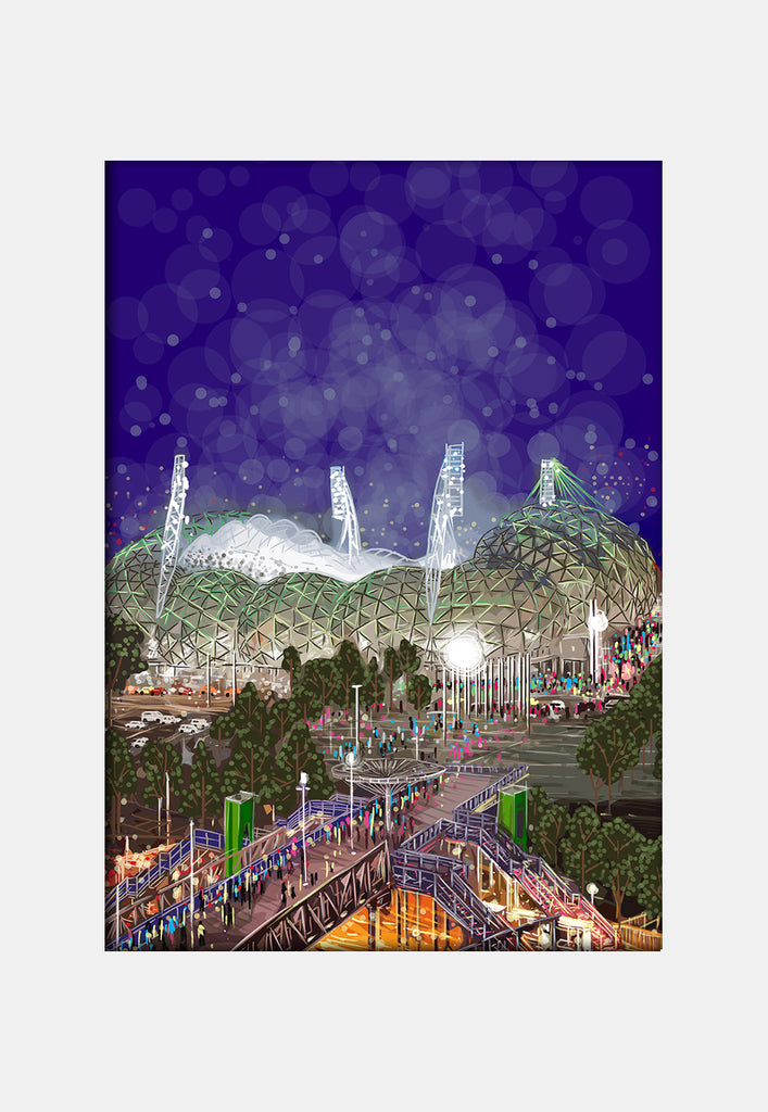 Print (Iconic) - Melbourne Aami Park Stadium