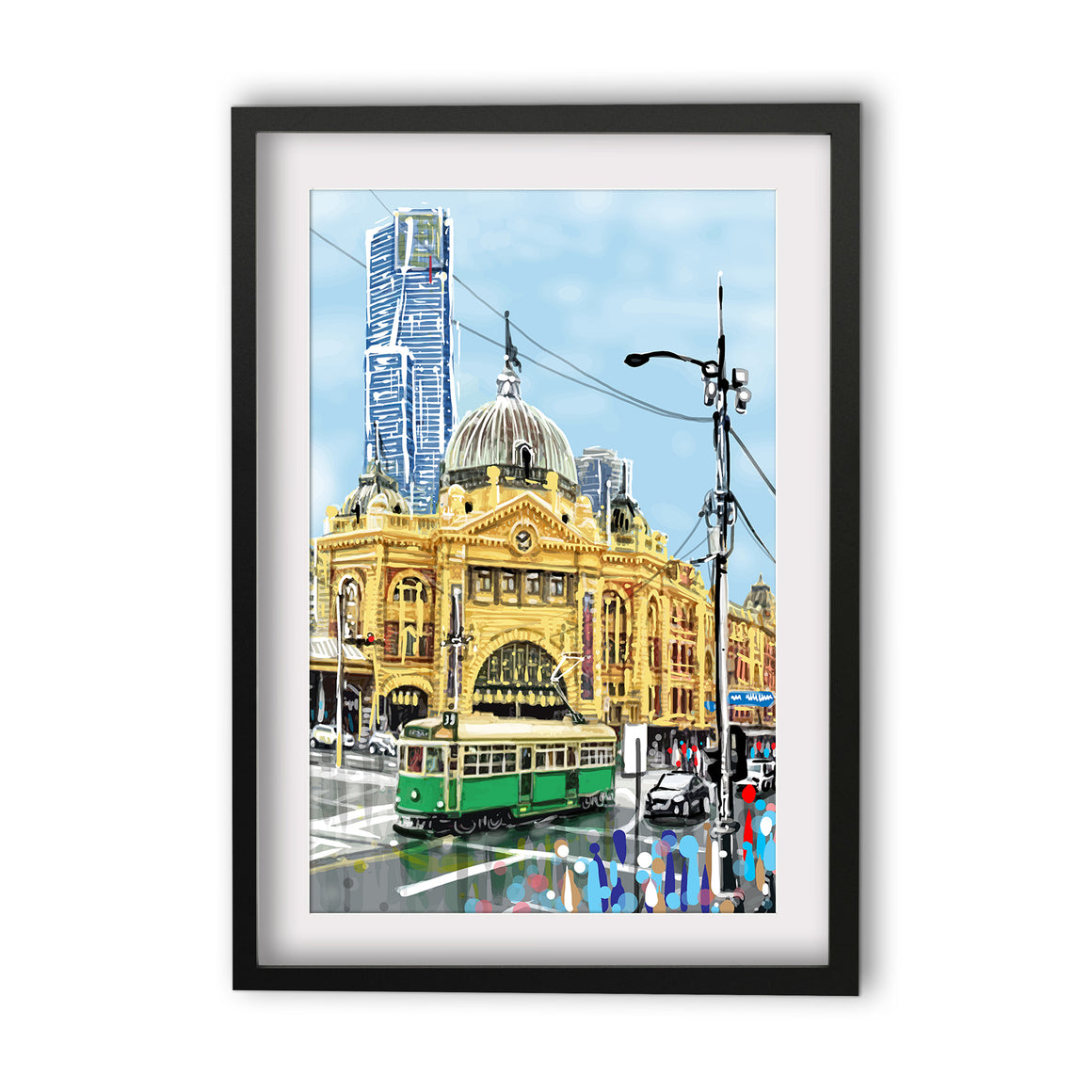 Print (Iconic) - Melbourne Flinders St Station (Portrait)
