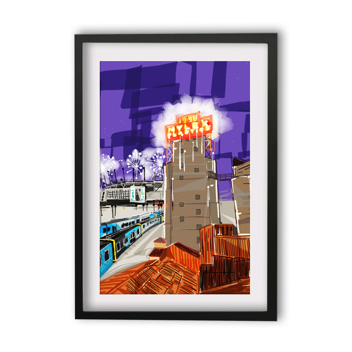 Print (Iconic) - Melbourne Nylex Clock (Portrait)