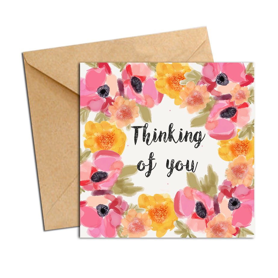 Card - Blooms - Thinking of you