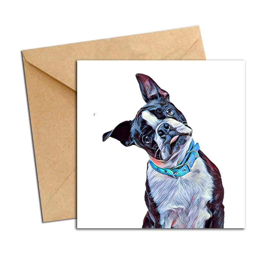 Card - Dog French Pug