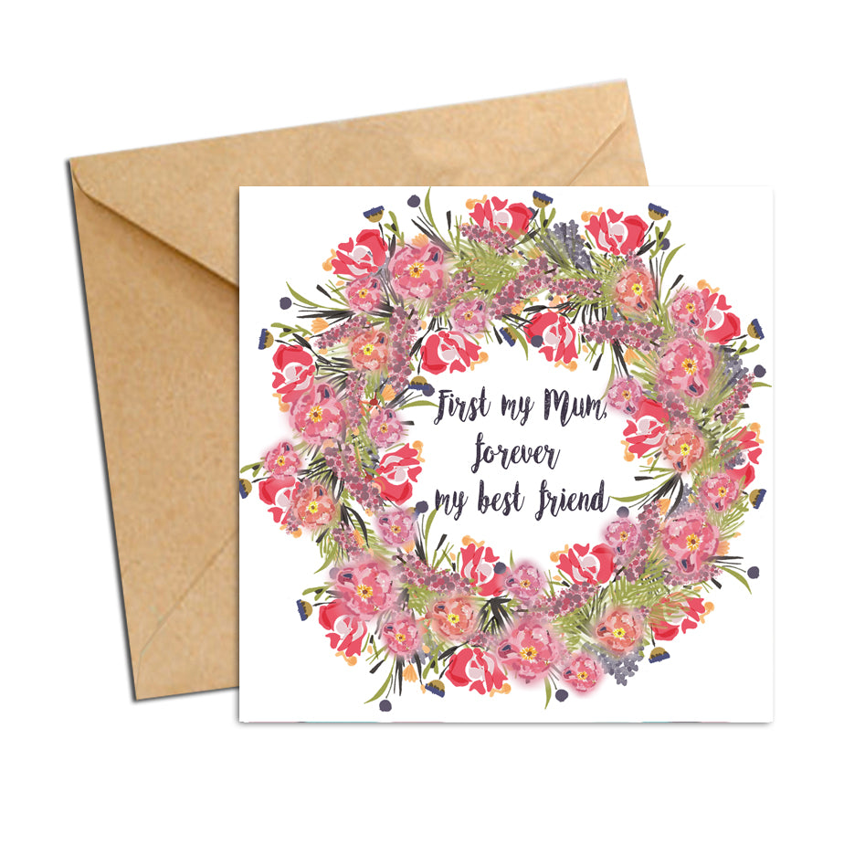 Card - Mum - Bloom Ring - my best friend
