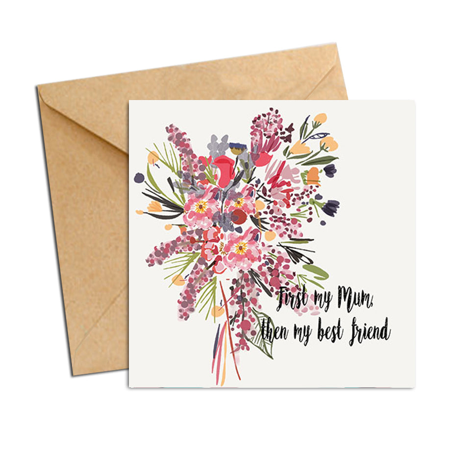 Card - Mum - then my best friend