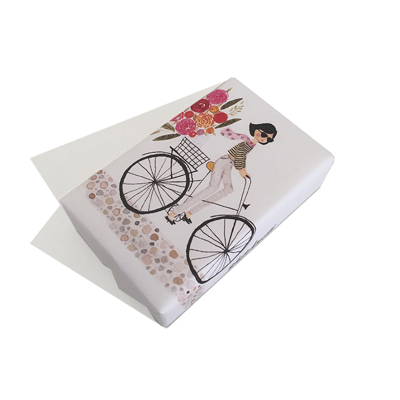 Soap Petite Pear Florist on Bike